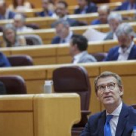 Feijóo alardea de usar el gallego en Madrid aunque su política lingüística dejó al idioma en mínimos