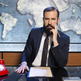 Antonio Castelo en su programa de humor en el canal Comedy Central.