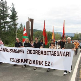 Marcha contra la impunidad del franquismo en Elgeta.- BOLTXE