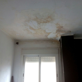 Gotera en un pabellón de la Guardia Civil en Cádiz.