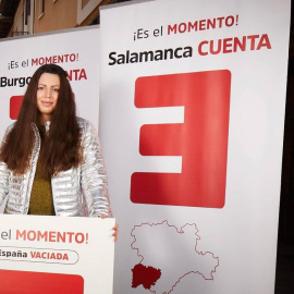Verónica Santos, cabeza de lista de España Vaciada Salamanca.