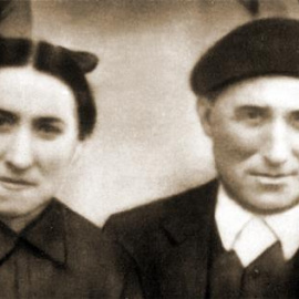 Frantsizka Lamarain y Pedro Telleria