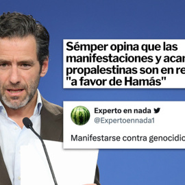 Borja Sémper arremete contra las acampadas universitarias en España. 