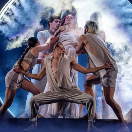 Eden Golan, representante de Israel en Eurovisión, durante su actuación en la final.