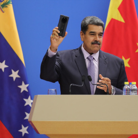 21/03/2024 El presidente de Venezuela Nicolás Maduro durante la reunión de una comisión conjunta de representantes de alto nivel de China y Venezuela, a 13 de septiembre de 2023.