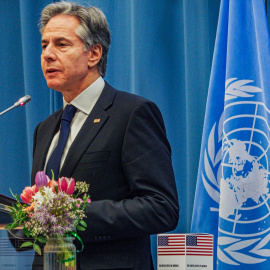 21/03/2024 El Secretario de Estado de EE.UU, Antony Blinken, interviene durante el 67º período de sesiones de la Comisión de la ONU, a 15 de marzo de 2024.