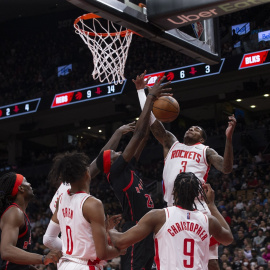 El jugador de los Rockets, Kevin Porter.