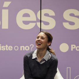05/02/2023.- La ministra de Igualdad, Irene Montero, participa en el acto "¿Consentiste o no? Solo sí es sí", organizado por Podemos en medio del debate sobre la reforma de la ley que mantienen con el PSOE. EFE/ Sergio Perez