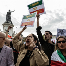 05/02/2022. Protestas contra el Gobierno de Irán, a 16 de enero de 2023, en París.