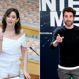 Isabel Díaz Ayuso y Fer González 'Gonzo'.- EUROPA PRESS