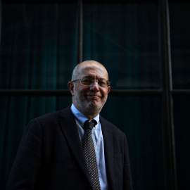 El exvicepresidente de la Junta de Castilla y León y candidato de Ciudadanos (Cs) en las próximas elecciones autonómicas, en Madrid antes de la entrevista con Público.