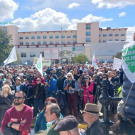 Imagen de la manifestación en defensa de la sanidad pública en Osuna. — CEDIDA