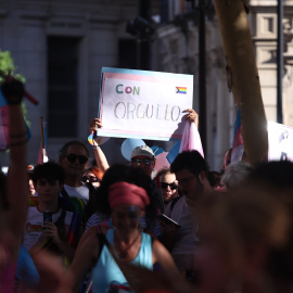 Marcha por los derechos de las personas trans en Sevilla, a 23 de junio de 2023.