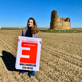 Cristina Blanco, cabeza de lista España Vaciada Valladolid.