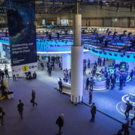 Una imatge de l'edició del Mobile de l'any 2019, abans de la pandèmia.