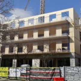 Sant Martí tendrá 42 nuevas viviendas públicas construidas con más de 1.000 piezas de madera