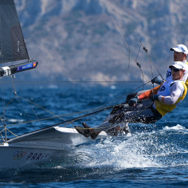 Diego Botin y Florian Trittel, durante la regata.