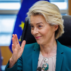 La Presidenta de la Comisión Europea, Ursula von der Leyen, en una en Bruselas, a 19 de junio de 2024.