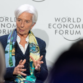 16/02/2023. Christine Lagarde en el Foro en Davos (Suiza), a 19 de enero de 2023.