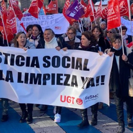 Las trabajadoras del sector de la limpieza sean movilizado en Ciudad Real, Cuenca, Huesca, Guadalajara y Toledo.