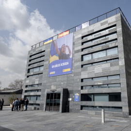 Fachada exterior del Centro de Recepción, Atención y Derivación (CREADE) de Pozuelo de Alarcón, Madrid, a 22 de febrero de 2023.
