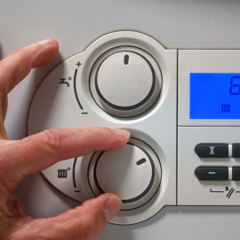 Imagen de archivo de una caldera de gas en Alemania.