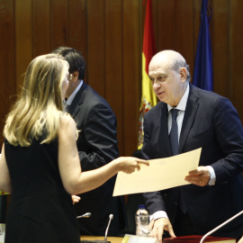 Jorge Fernández Díaz, en un acto de reconocimiento como Ministro del Interior a la reinserción de reclusos, en 2016