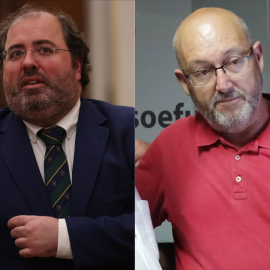 Imágenes combinadas de los exdiputados Alberto Casero y Juan Bernardo Fuentes Curbelo