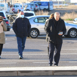 El ex alcalde de Elegido, Juan Enciso, a la llegada a el macrojuicio del caso 'Poniente' en Almería a  a 12 de enero del 2021