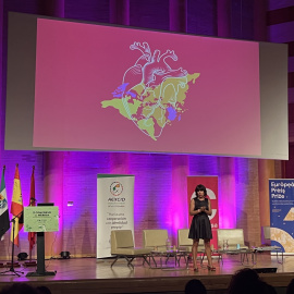 Lucila Rodríguez-Alarcón, directora de la fundación porCausa y una de las organizadoras del Congreso, durante la celebración de la edición anterior