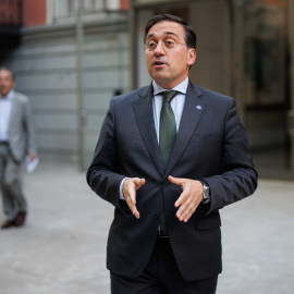 El ministro de Asuntos Exteriores, Unión Europea y Cooperación en funciones, José Manuel Albares, durante una entrevista en Madrid, a 10 de octubre de 2023.