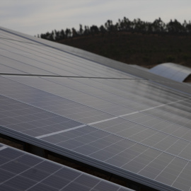 Un panel solar. Archivo.