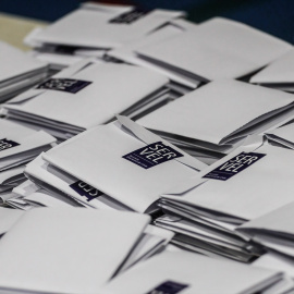 Papeletas de unas elecciones.