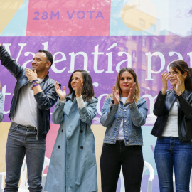 Mitin campaña electoral de Podemos