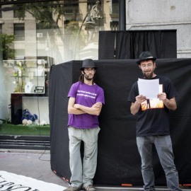 Titiriteros Alfonso Lázaro y Raul García