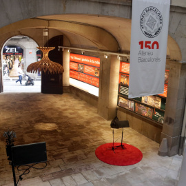 L'entrada de l'Ateneu Barcelonés