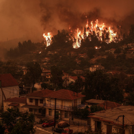 Incendio en Grecia.