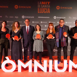 Tots els premiats a la Nit de Santa Llúcia.