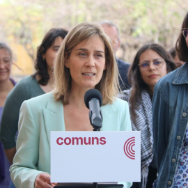 05/04/2024 - La cap de llista de Comuns Sumar, Jéssica Albiach, en un acte recent a Girona.