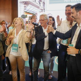 30/05/2023 - Xavier Trias, líder de Junts en Barcelona, celebra los resultados de las elecciones municipales, en Barcelona a 28 de mayo.