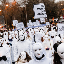 Manifestación en Madrid por el Día Internacional de la Mujer, a 8 de marzo de 2024.