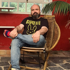 El Hematocrítico, tuitero y autor de entre otros ibros, de '¿Dónde está L-Mérito?', sobre el rey Juan Carlos.