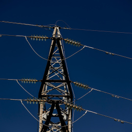 Una torre eléctrica, a 12 de noviembre de 2021, en Madrid.