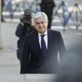 El expresidente de la Comisión Gestora de la Federación Española de Fútbol (RFEF) y aspirante a la presidencia de esta, el extremeño Pedro Rocha.