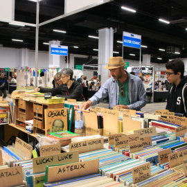 Estand de còmics antics al Comic Barcelona del 2023