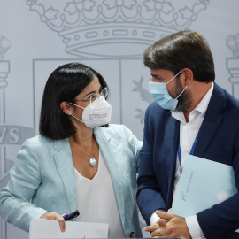 Carolina Darias y Cristobal Belda.