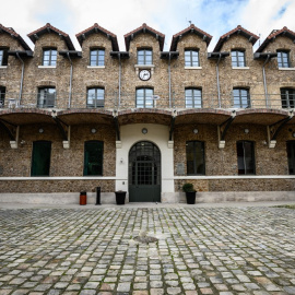 El patio de honor de la Prisión de la Santé en París, a 6 de noviembre de 2020.