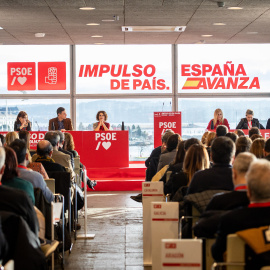 Imagen del Comité Federal del PSOE celebrado en A Coruña en el marco de la Convención Política del partido.