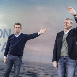 21/01/2024 - Feijóo junto con Alfonso Rueda