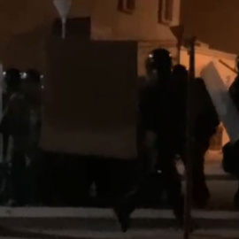 Fuerzas de seguridad marroquís actúan en Dajla, en el Sáhara Occidental ocupado.